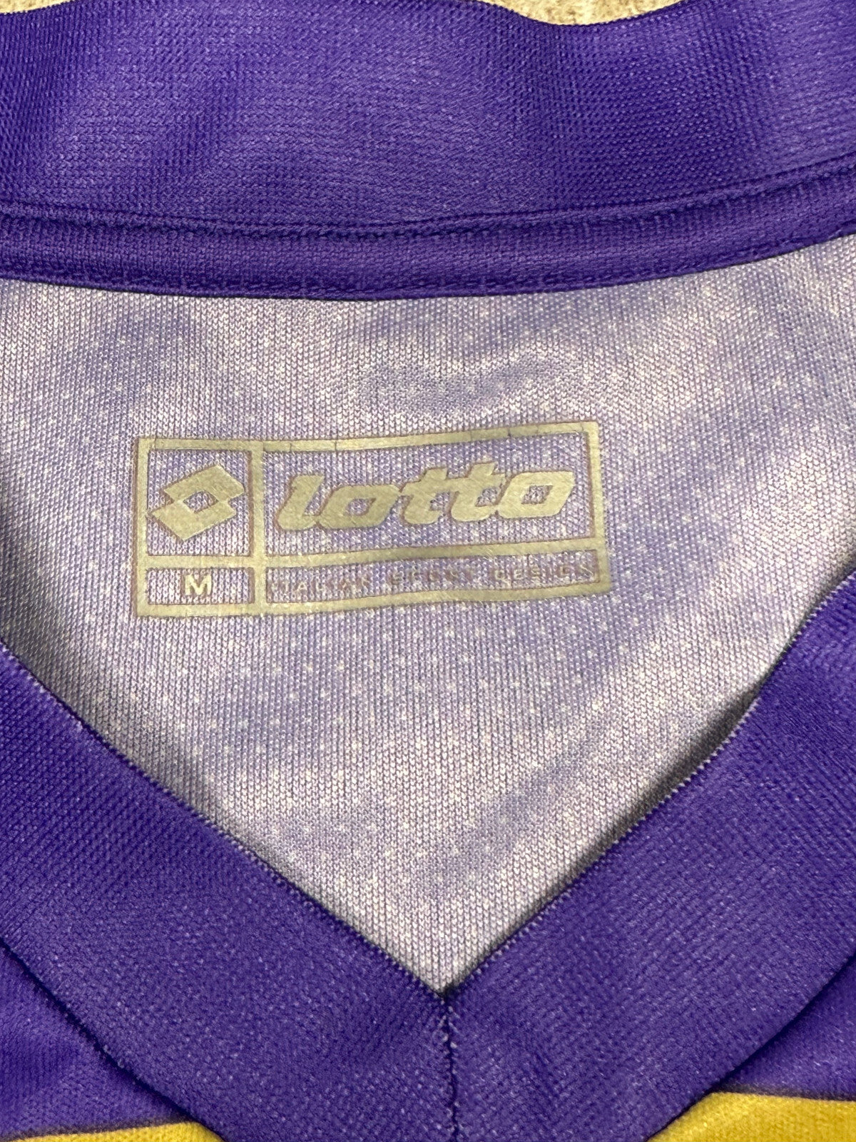 maglia calcio Fiorentina vintage MUTU Lotto TOYOTA 2009 2010 M Serie A jersey