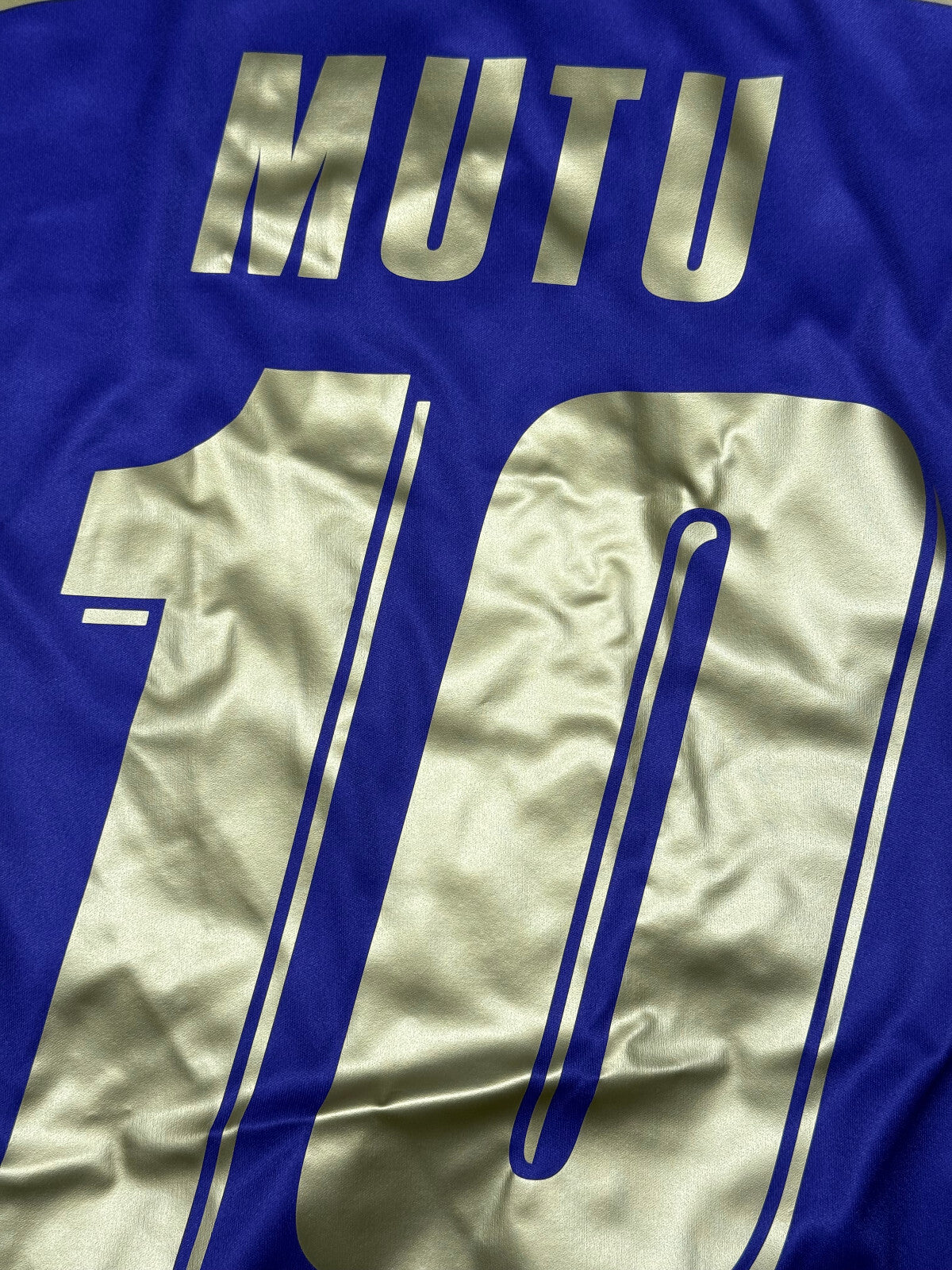 maglia calcio Fiorentina vintage MUTU Lotto TOYOTA 2009 2010 M Serie A jersey
