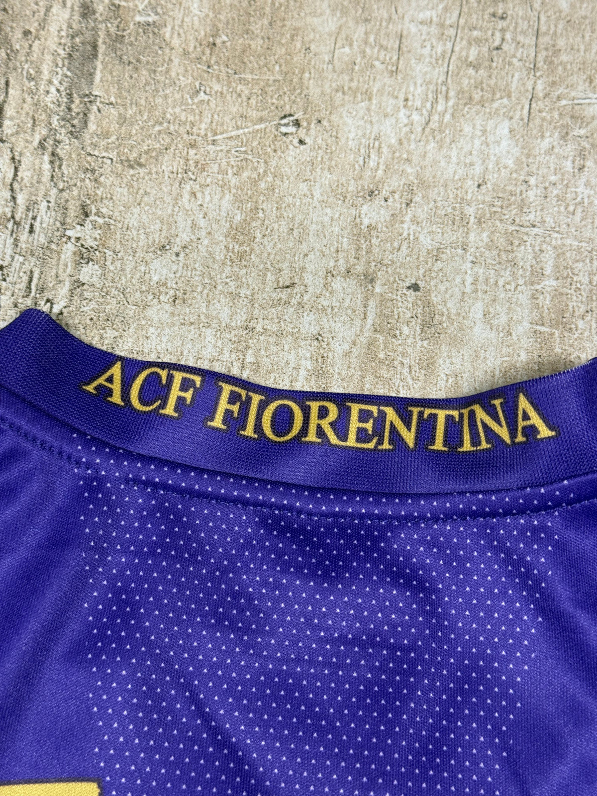 maglia calcio Fiorentina vintage MUTU Lotto TOYOTA 2009 2010 M Serie A jersey