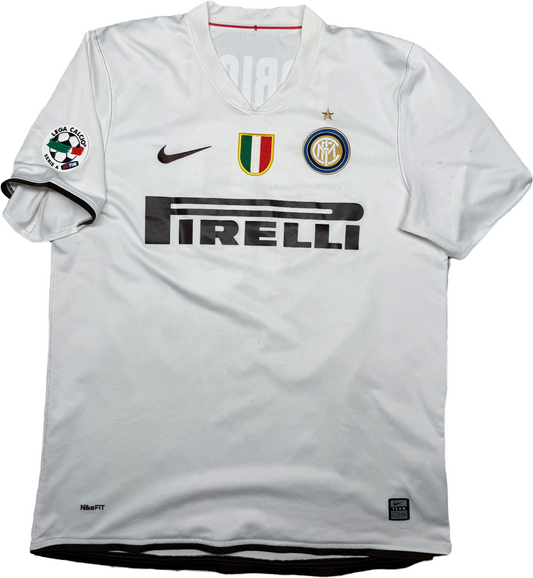 Maglia calcio vintage Inter Adriano Pirelli Nike 2008 2009 Serie A shirt jersey