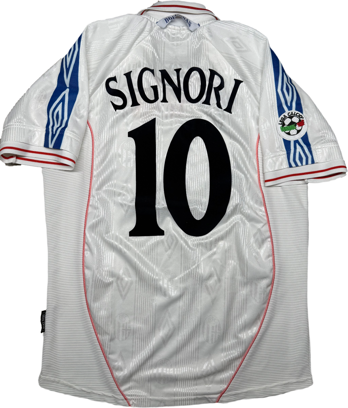 maglia calcio vintage FC Bologna gara SIGNORI 2000-01 away Granarolo Umbro