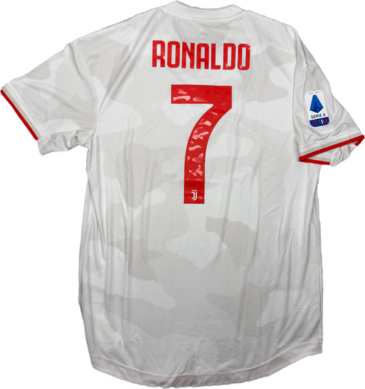 maglia calcio match worn Cristiano Ronaldo juventus Adizero 2019-20 Serie A Jeep