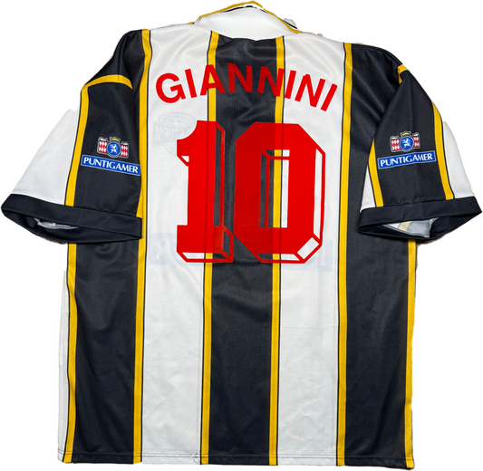maglia calcio vintage GIANNINI Sturm Graz 1997 1998 home AS ROMA