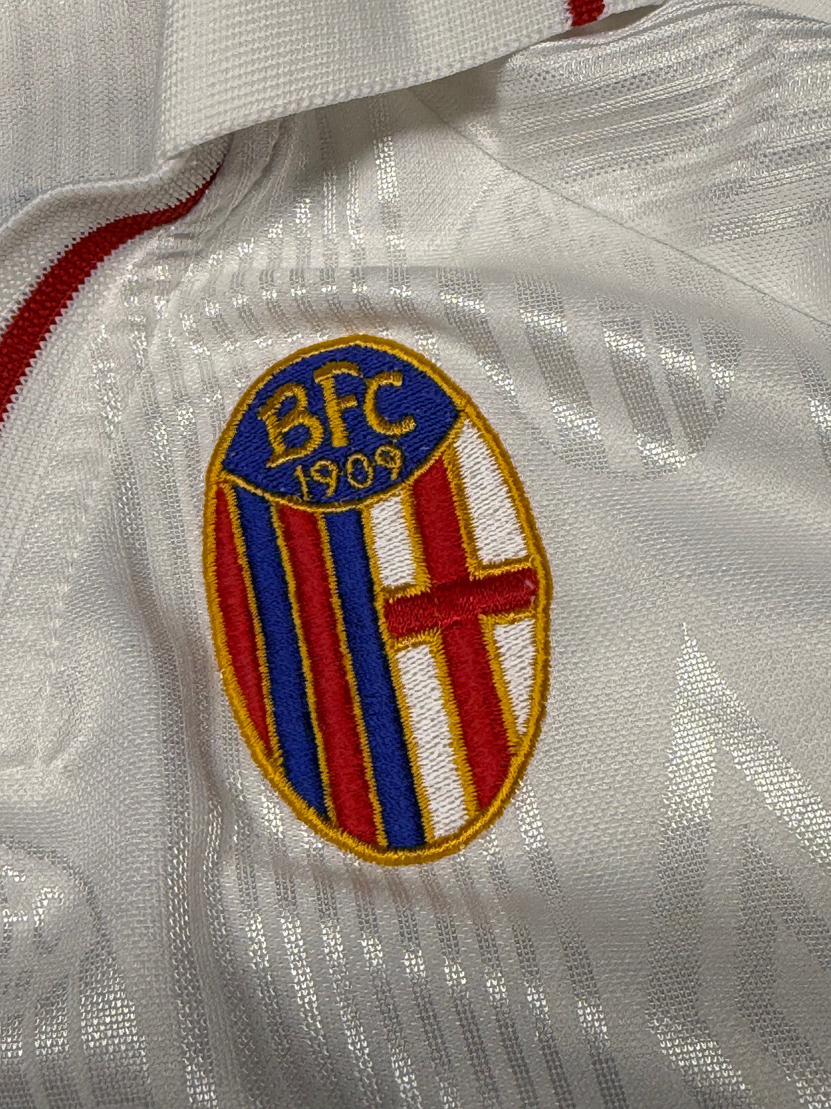 maglia calcio vintage FC Bologna gara SIGNORI 2000-01 away Granarolo Umbro