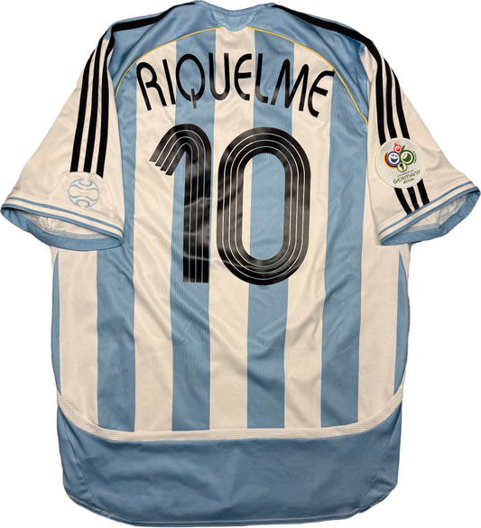 maglia calcio vintage Argentina RIQUELME World Cup 2006 Germany shirt camiseta