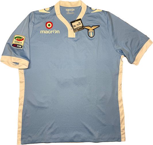 maglia lazio macron calcio KLOSE home shirt maillot camiseta 2013 2014 XL *NEW*
