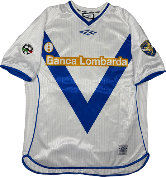 maglia calcio vintage Baggio Shirt Brescia 2002 2003 Umbro S  Serie A