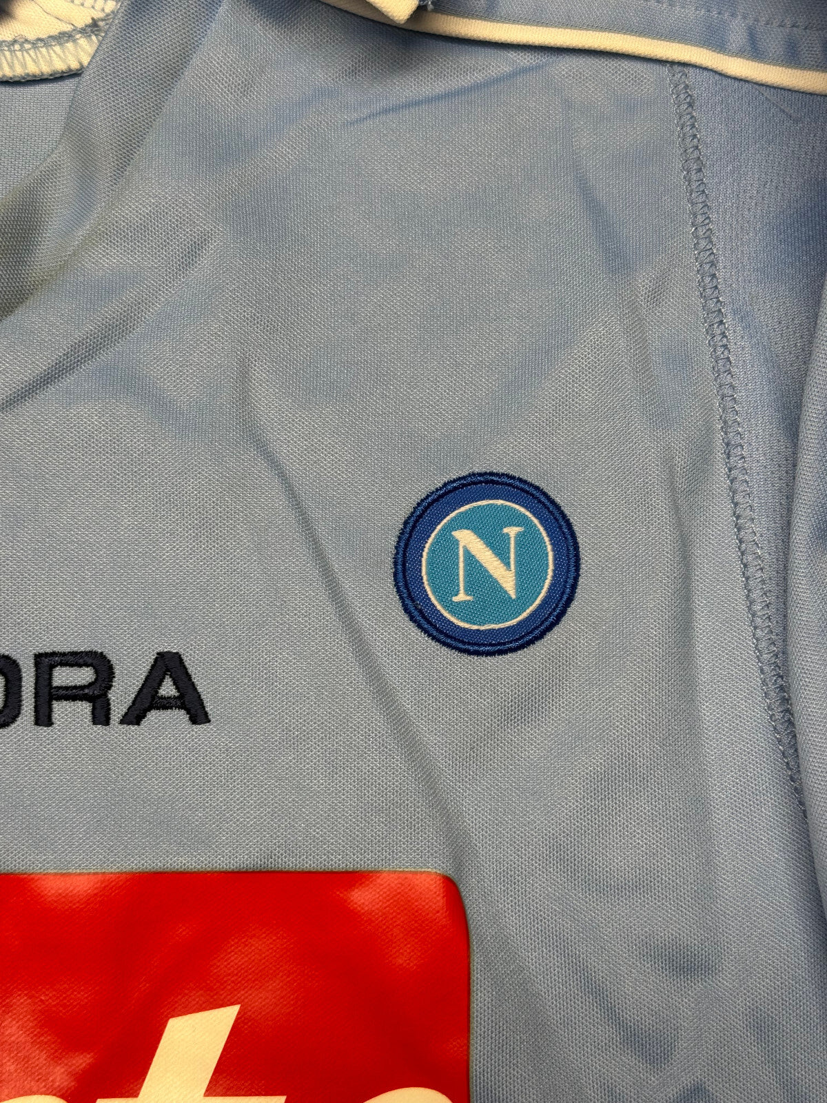 maglia calcio vintage Napoli LAVEZZI 2008-09 XL JR calcio Jersey Diadora Lete