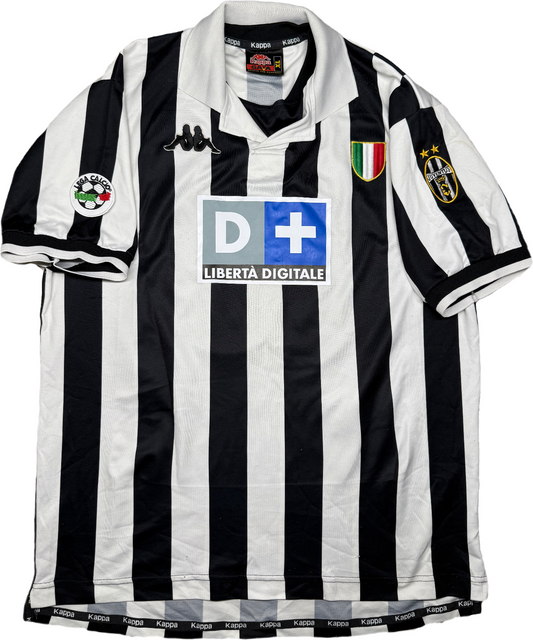 maglia calcio vintage juventus DEL PIERO Home 1998 1999 XL D+ Kappa jersey