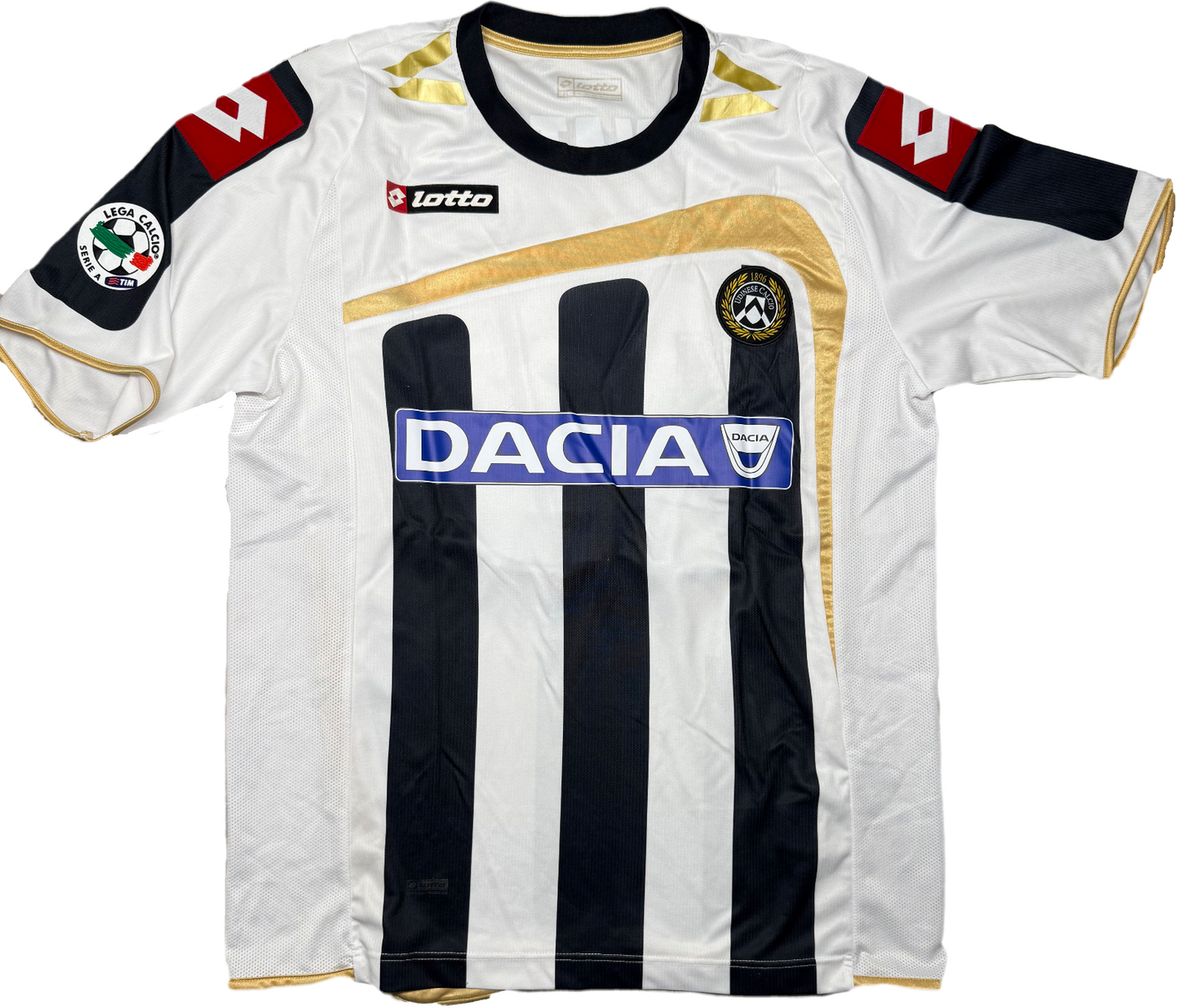 Maglia calcio vintage UDINESE Lotto DI NATALE 2009 2010 home Shirt Jersey