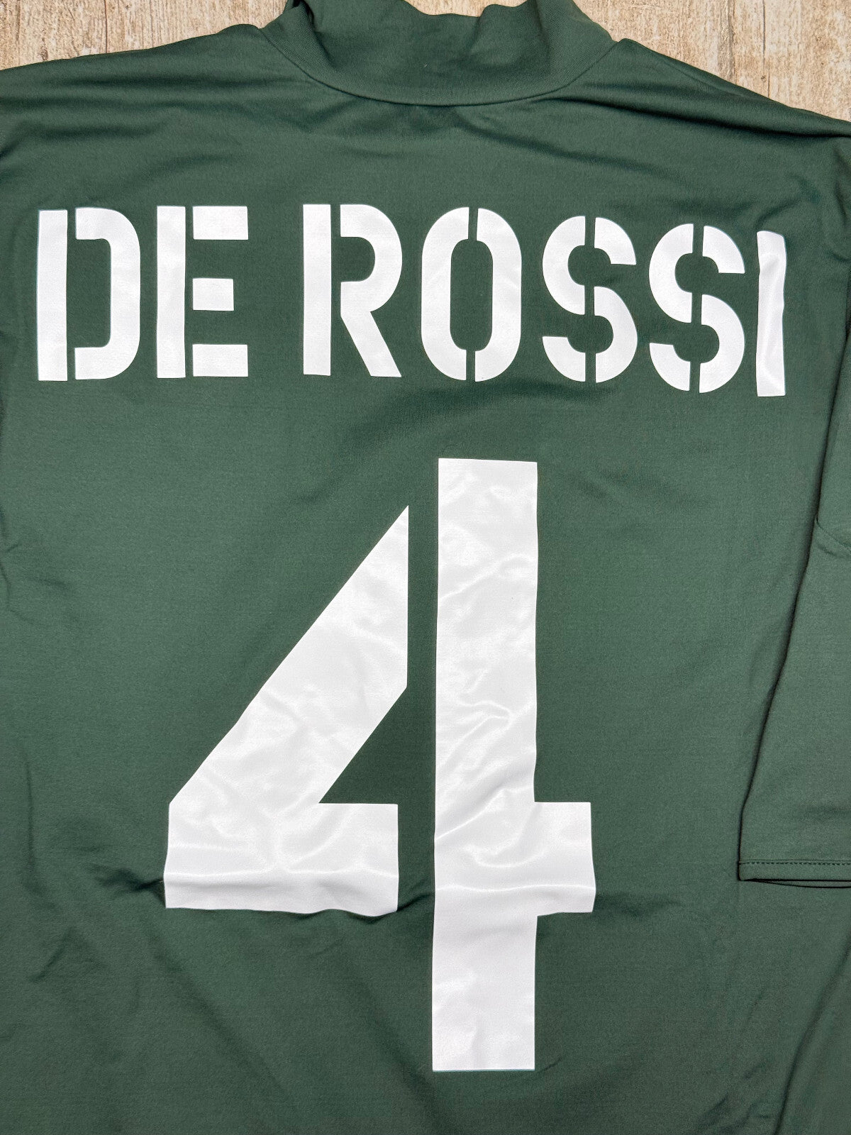 maglia calcio vintage AS Roma De Rossi #4 Mazda Diadora 2004 2005 M