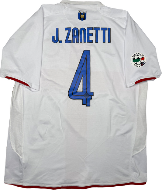 maglia calcio Inter vintage ZANETTI XL Pirelli 2008 2009 centenario jersey