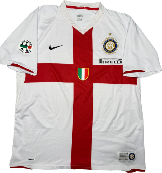 maglia calcio Inter vintage ZANETTI XL Pirelli 2008 2009 centenario jersey