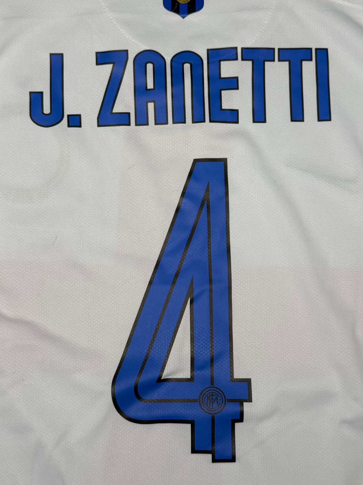 maglia calcio Inter vintage ZANETTI XL Pirelli 2008 2009 centenario jersey