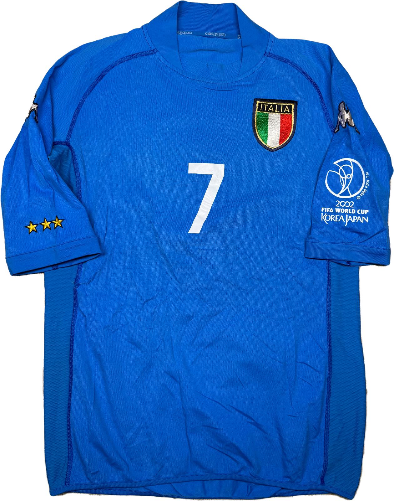 maglia calcio vintage italia DEL PIEROWorld Cup 2002  *ITALY* Korea S jersey