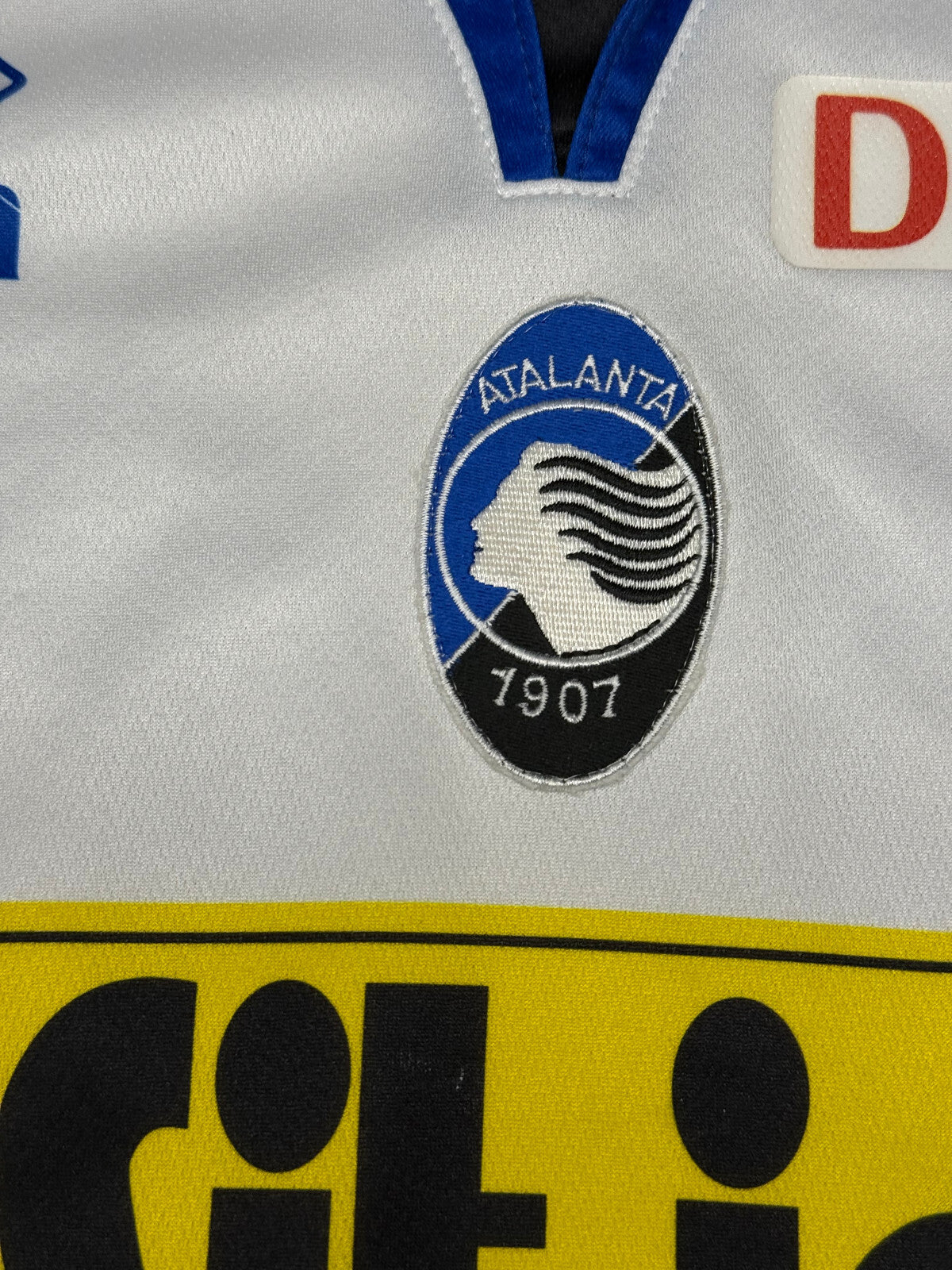 maglia calcio Atalanta DONI 2007 2008 Sit-in vintage Dahiatsu Erreà SERIE A