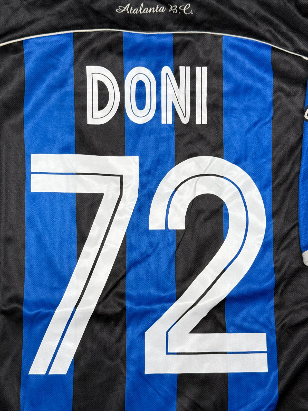 maglia calcio Atalanta DONI 2008 2009 Sit-in vintage Dahiatsu Erreà SERIE A