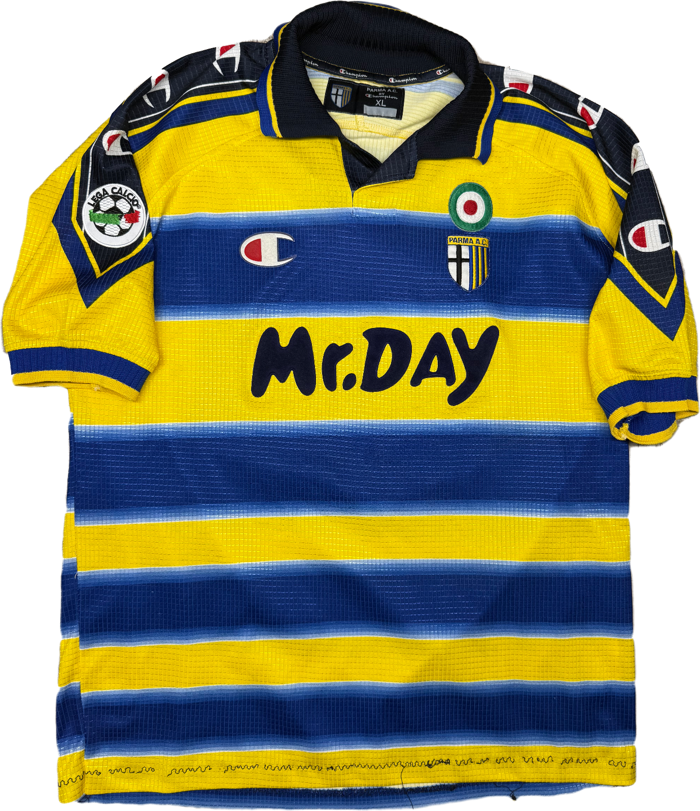 maglia calcio Parma Vintage Crespo MrDAY Champion 1999 2000 Player Issue worn XL