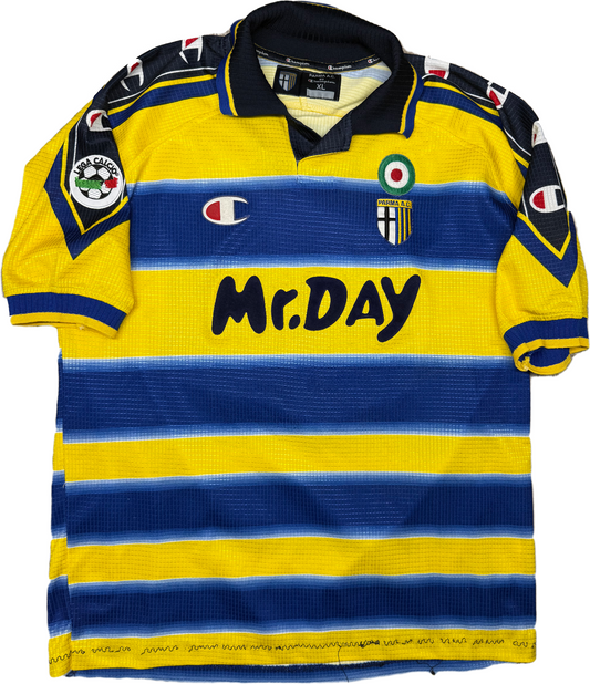 maglia calcio Parma Vintage Crespo MrDAY Champion 1999 2000 Player Issue worn XL