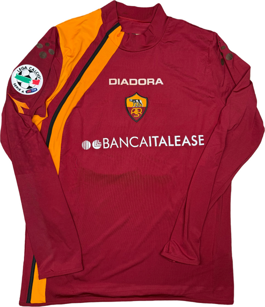 maglia calcio vintage AS Roma De Rossi Diadora 2005 2006 M home