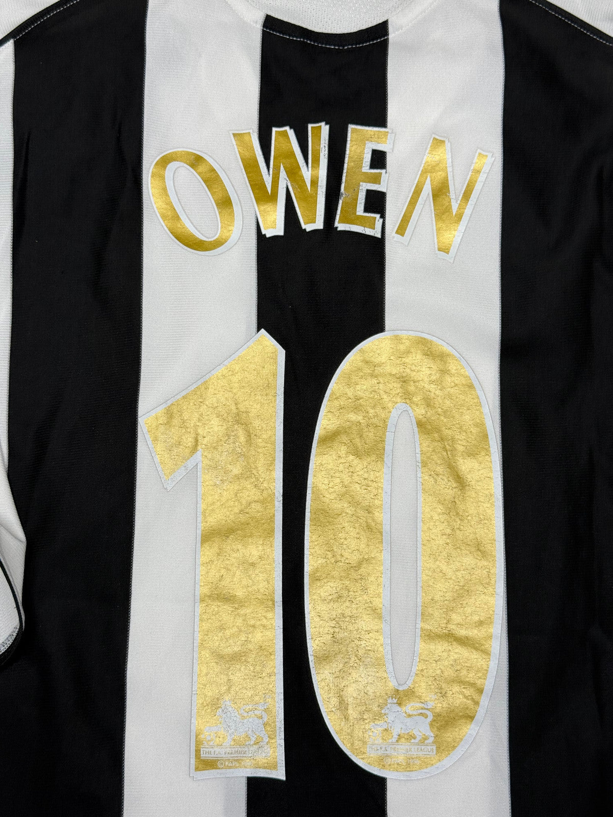 maglia calcio vintage Adidas Newcastle OWEN Northern Rock Winners 2006 2007 XL