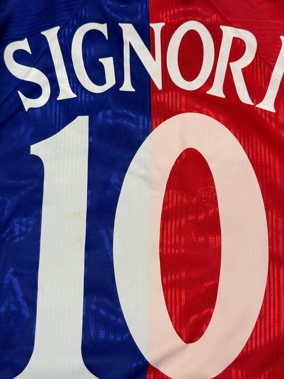 maglia calcio vintage FC Bologna gara SIGNORI 2000-01 home Granarolo Umbro