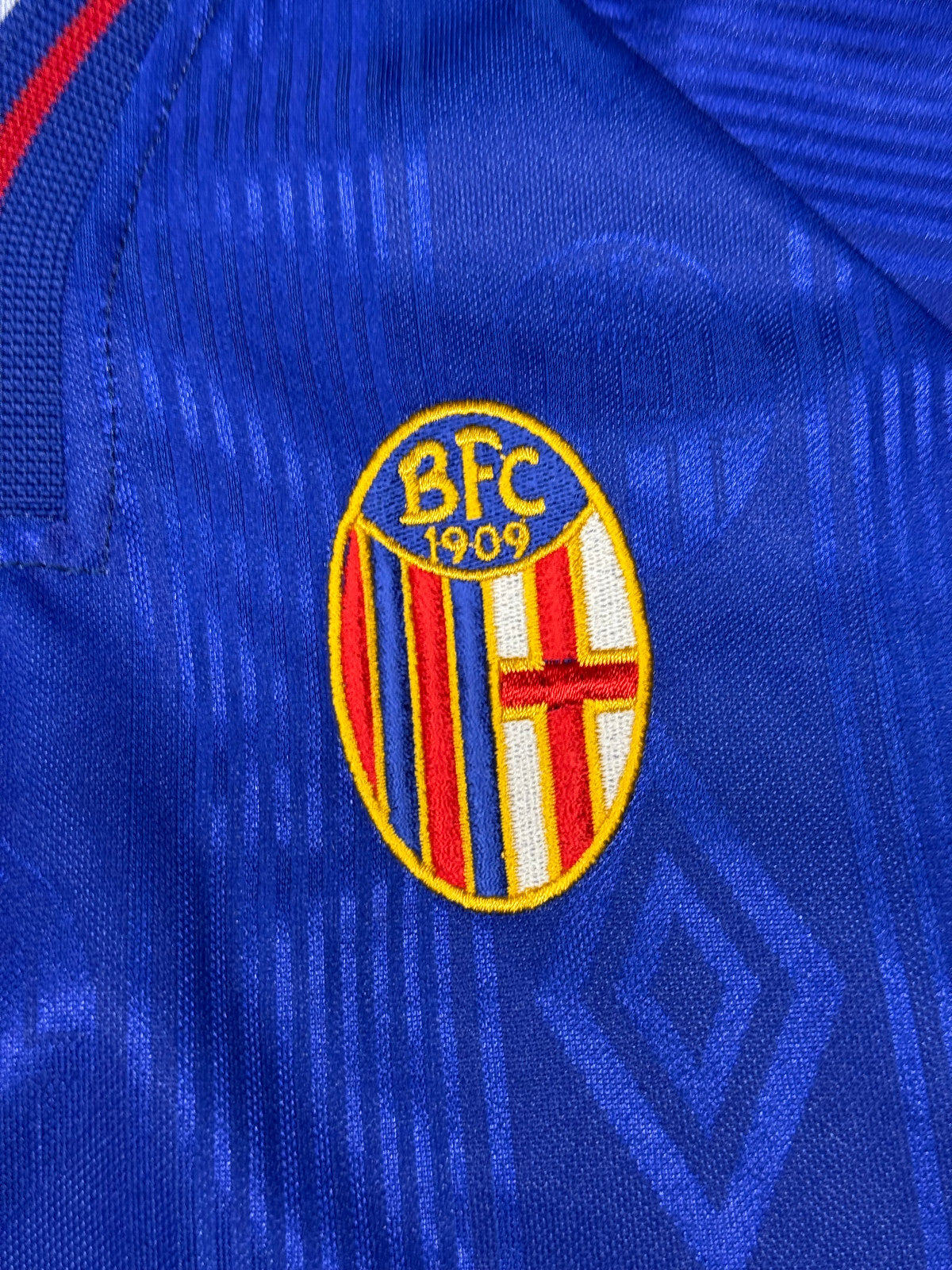 maglia calcio vintage FC Bologna gara SIGNORI 2000-01 home Granarolo Umbro