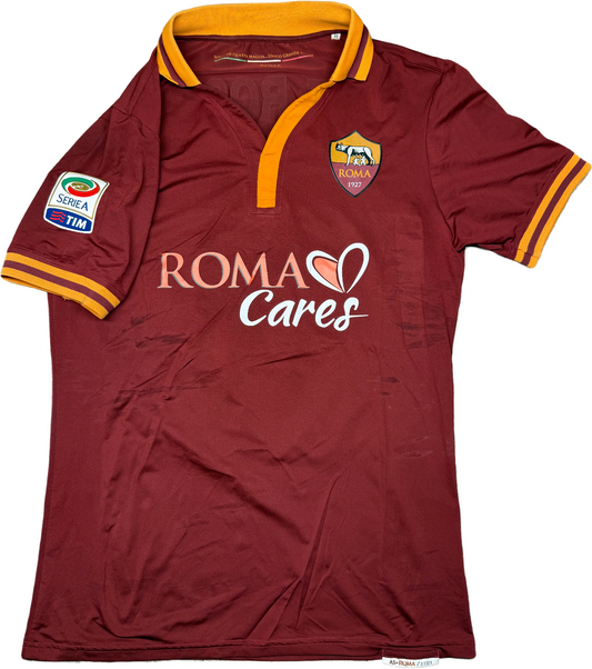 maglia calcio vintage roma De Rossi 2013 2014 M PLAYER ISSUED shirt SIGNED