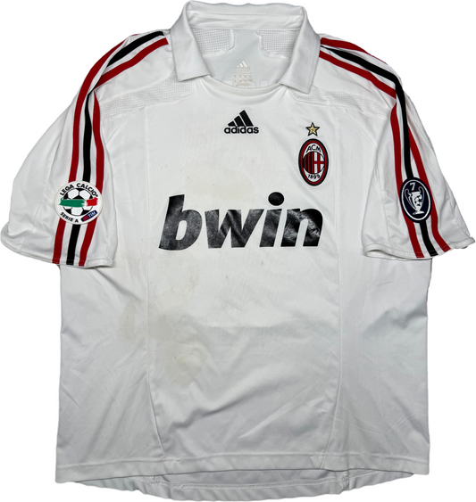 maglia calcio vintage AC Milan PIRLO 2007 2008 Bwin Adidas Climacool
