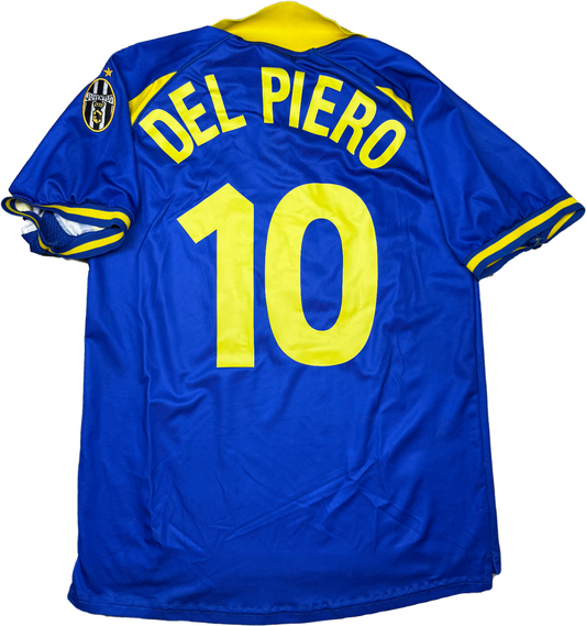 maglia calcio juventus vintage DEL PIERO Kappa 1998 1999 M Serie A jersey D+