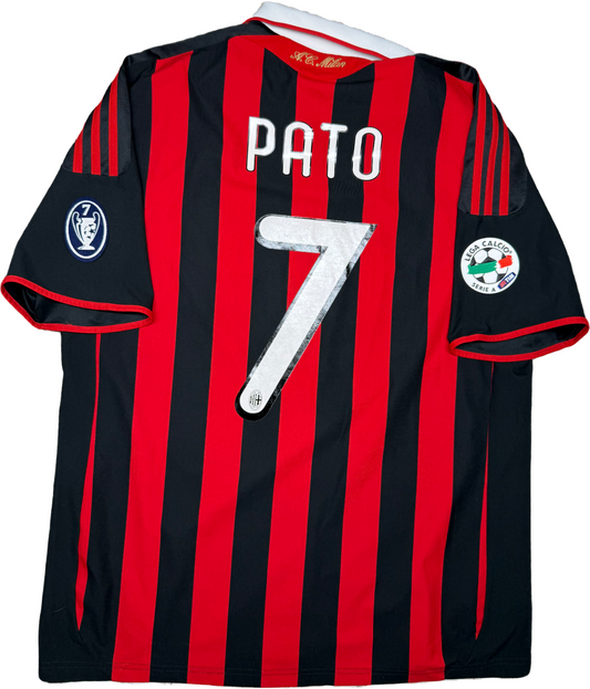 maglia calcio vintage AC Milan 2009 2010 Pato Bwin Serie A Large