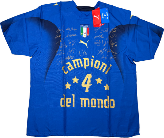 maglia calcio vintage Italia World Cup 2006 germany CAMPIONI 4 Puma Mondiali