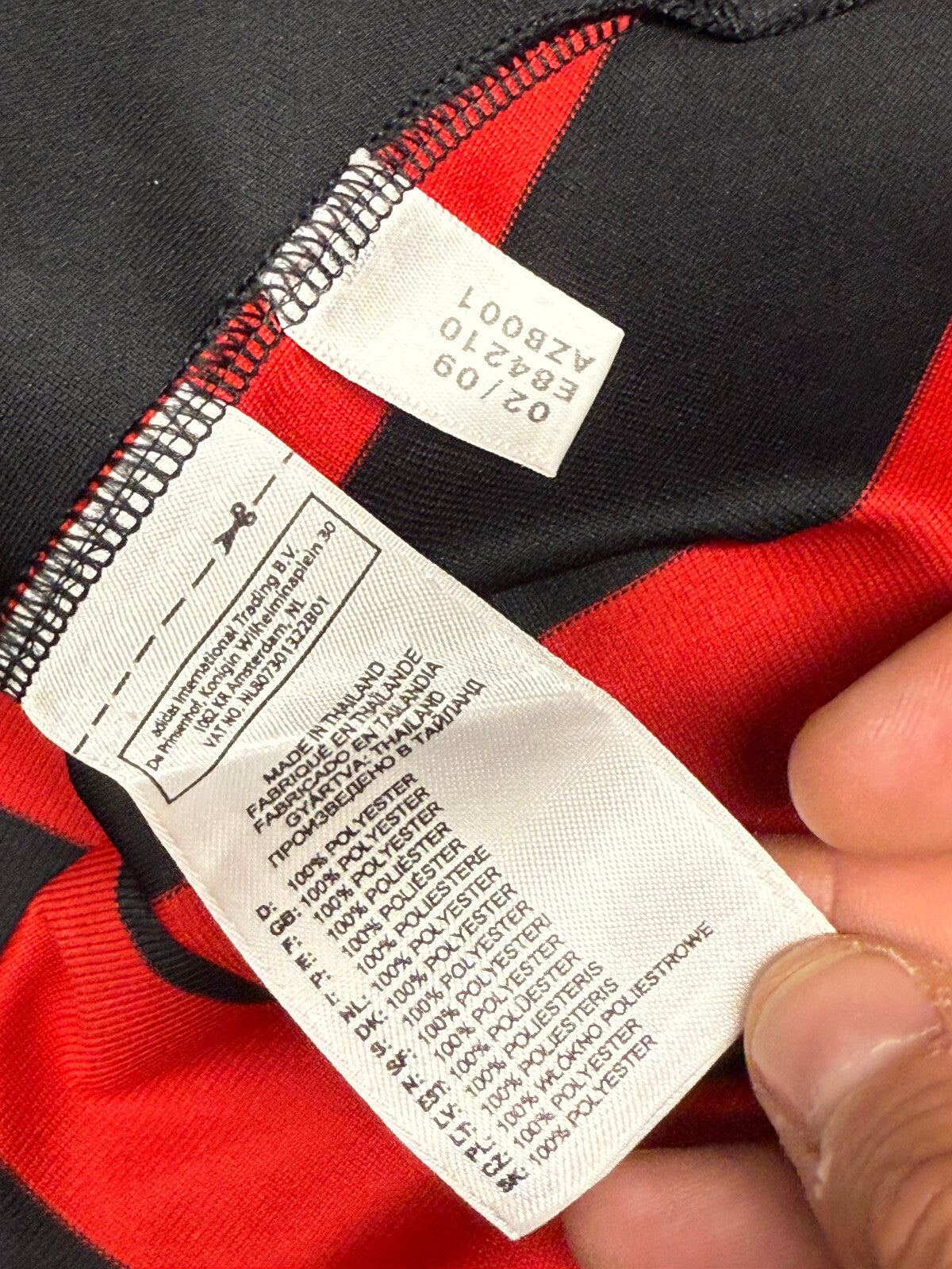 maglia calcio vintage AC Milan 2009 2010 Pato Bwin Serie A Large