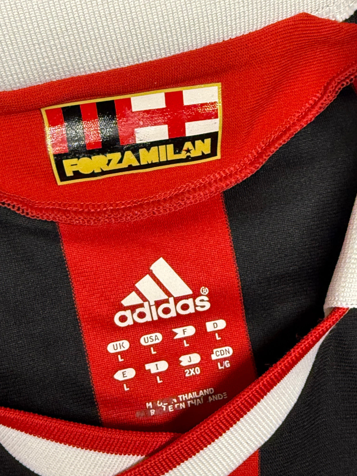 maglia calcio vintage AC Milan 2009 2010 Pato Bwin Serie A Large