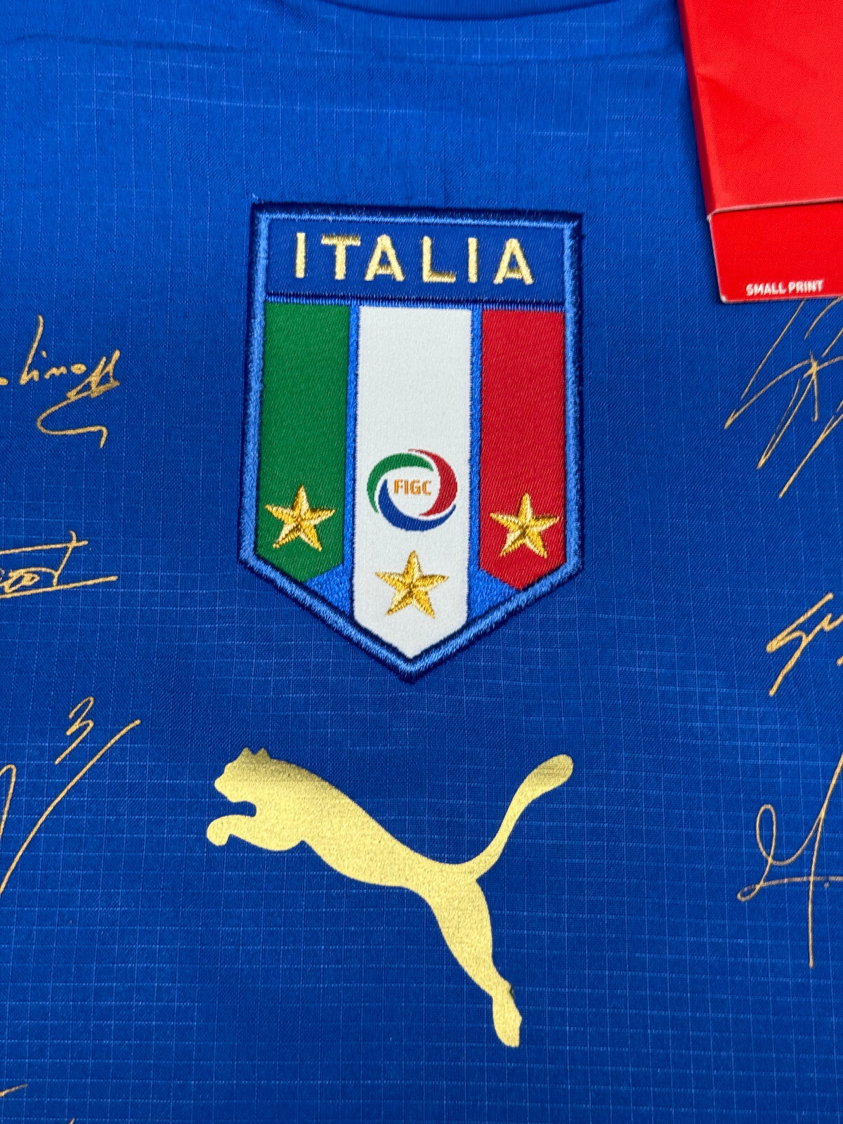 maglia calcio vintage Italia World Cup 2006 germany CAMPIONI 4 Puma Mondiali