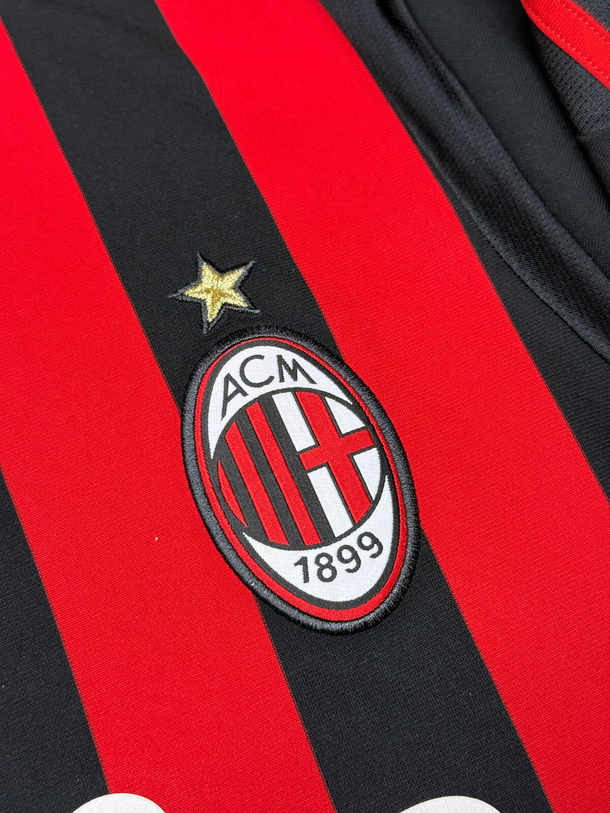 maglia calcio vintage AC Milan 2009 2010 Pato Bwin Serie A Large