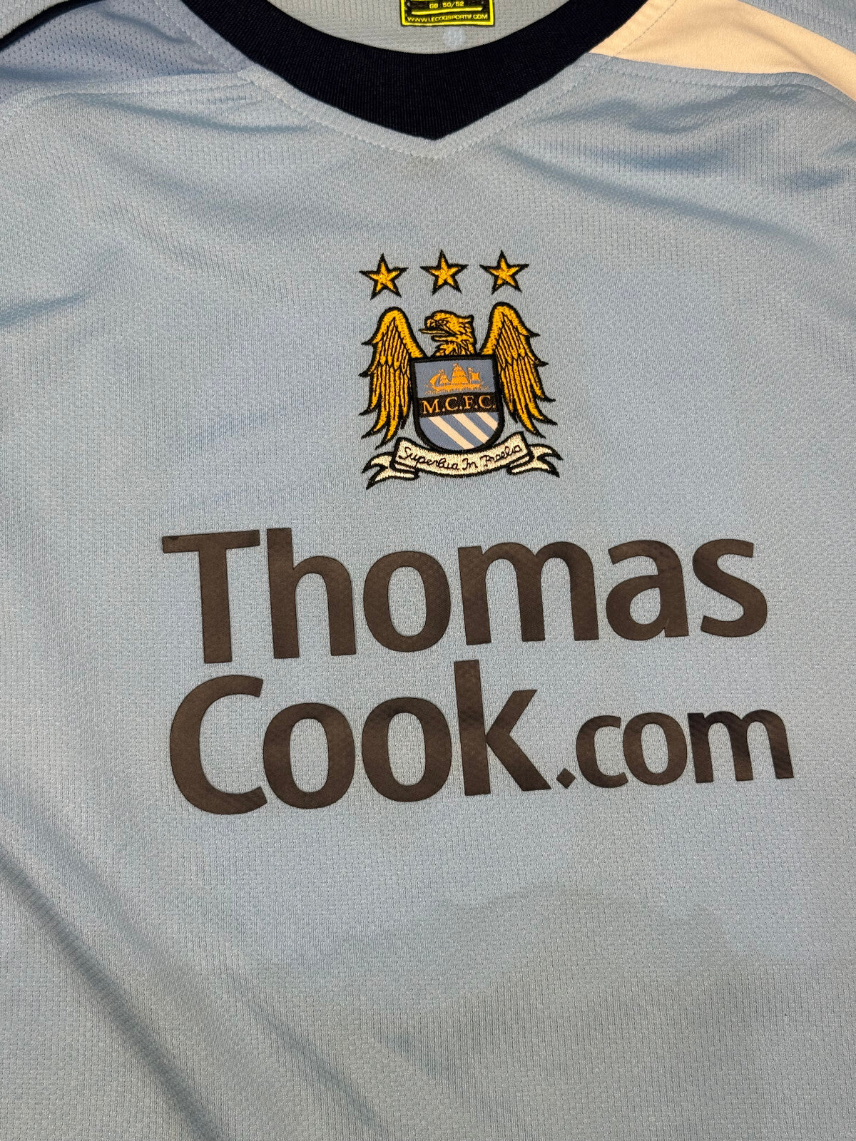 maglia calcio vintage shirt Manchester City Le coq Sportif ROBINHO XXL Thomas