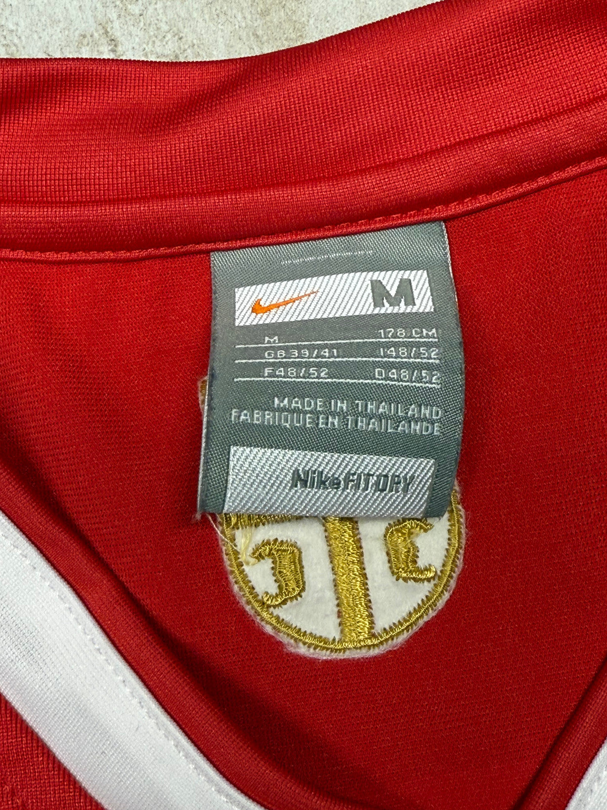 maglia calcio vintage Stella Rossa Belgrado Crvena Zvezda 2006 2007 Toyota worn?