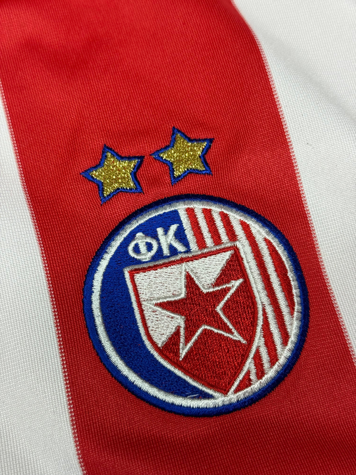 maglia calcio vintage Stella Rossa Belgrado Crvena Zvezda 2006 2007 Toyota worn?