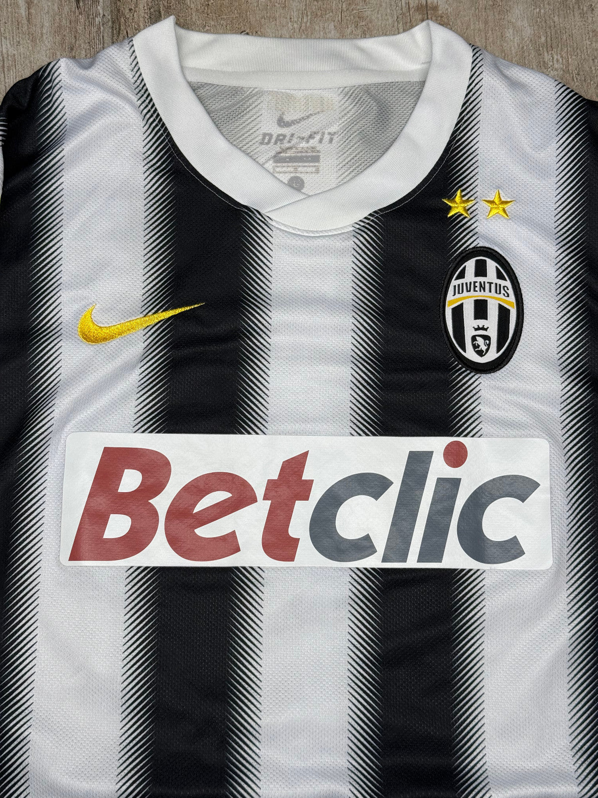 maglia calcio vintage Del Piero Juventus 2011 2012 Serie A Nike BetClic LARGE