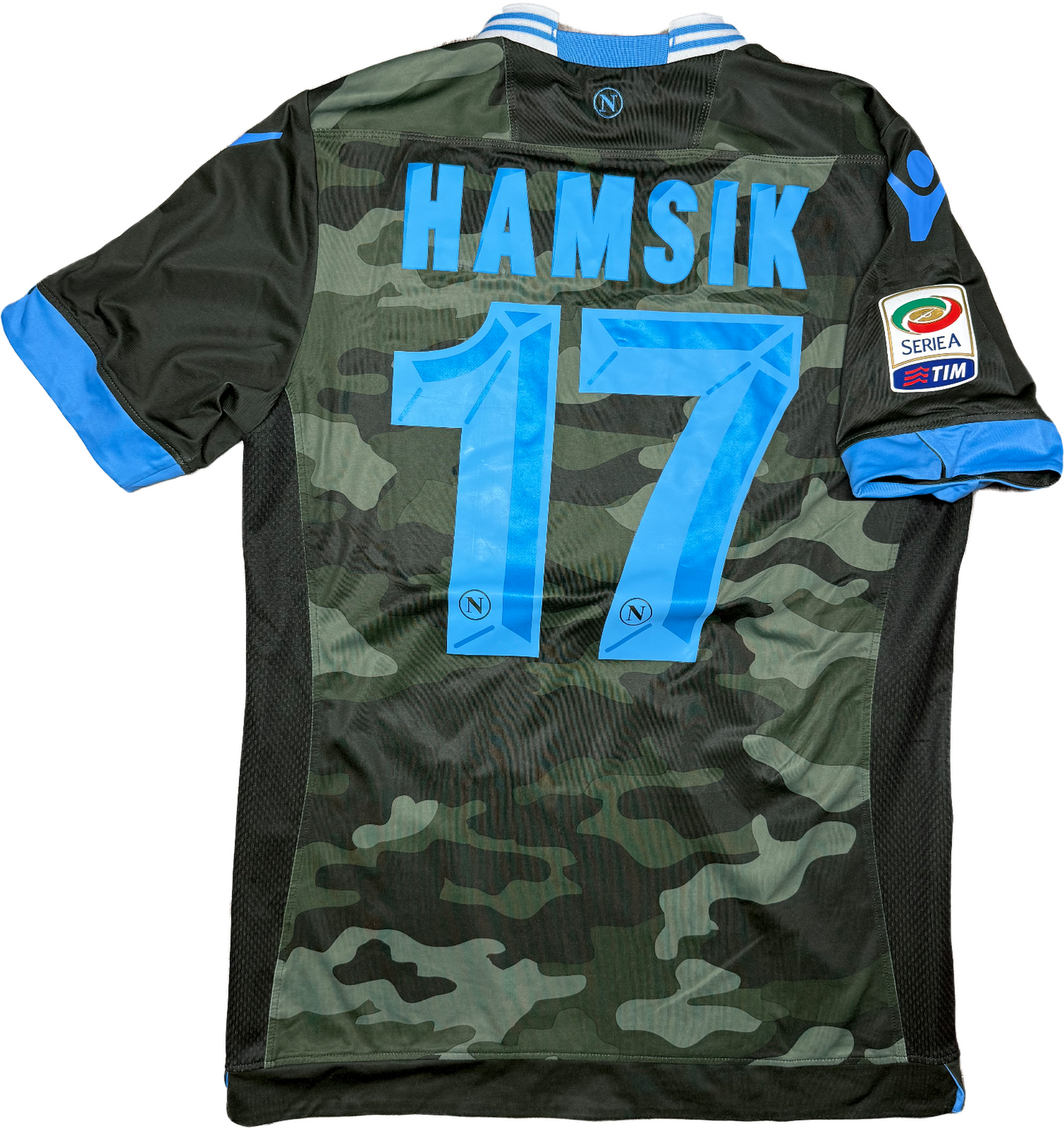maglia calcio vintage Napoli HAMSIK home 2013 2014 shirt Jersey Macron XL Lete