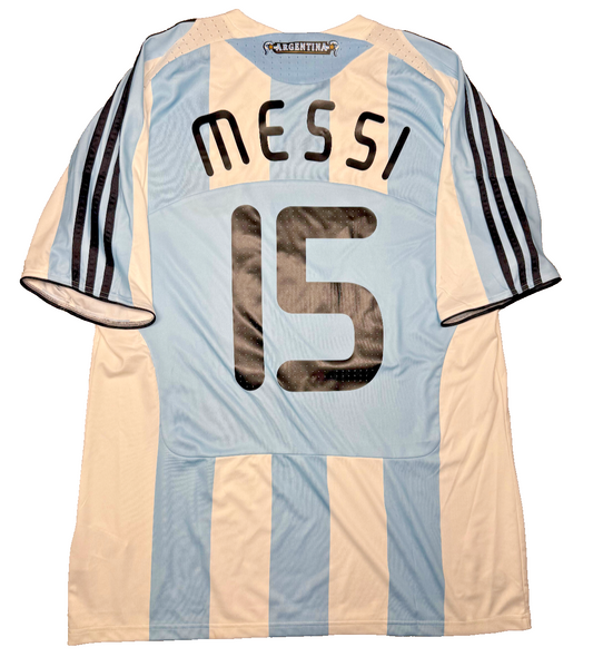 maglia calcio vintage Argentina Messi 2009 Copa America winnes climacool Adidas