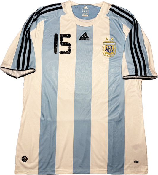 maglia calcio vintage Argentina Messi 2009 Copa America winnes climacool Adidas