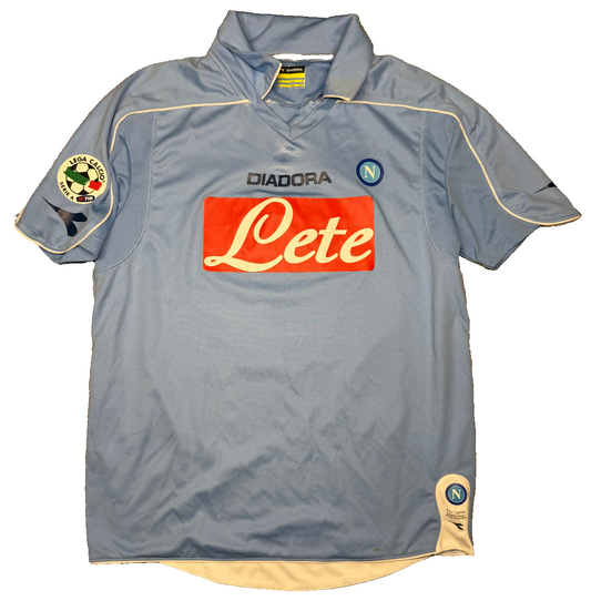 maglia calcio Napoli Hamsik 2008 2009 Home Jersey Diadora L Lete Nuova LETE