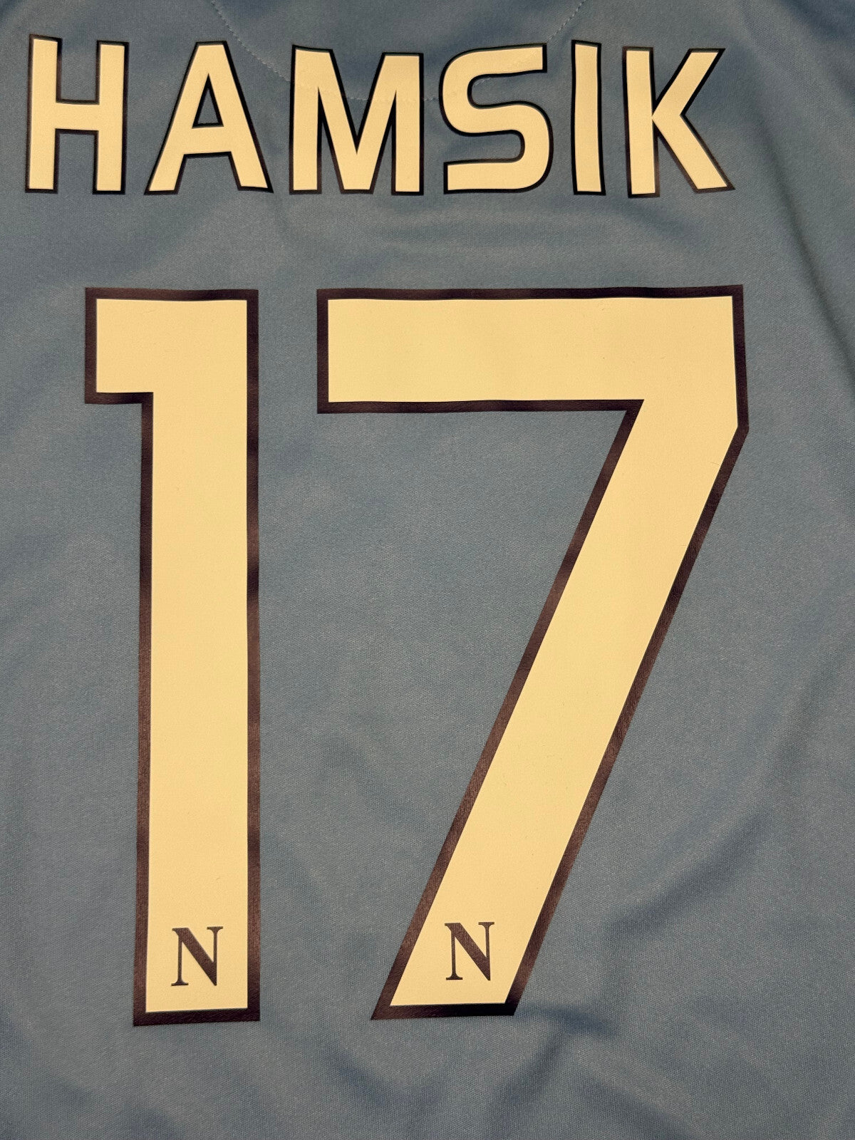 maglia calcio vintage Napoli HAMSIK 2009 2010 shirt Jersey Macron XL Lete