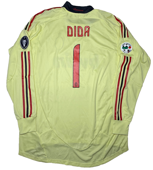 maglia calcio Dida AC Milan player issue 2009-10 Serie A FORMOTION Adidas Bwin