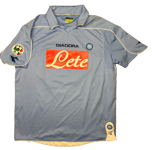 maglia calcio Napoli Hamsik 2008 2009 Home Jersey Diadora L Lete LETE