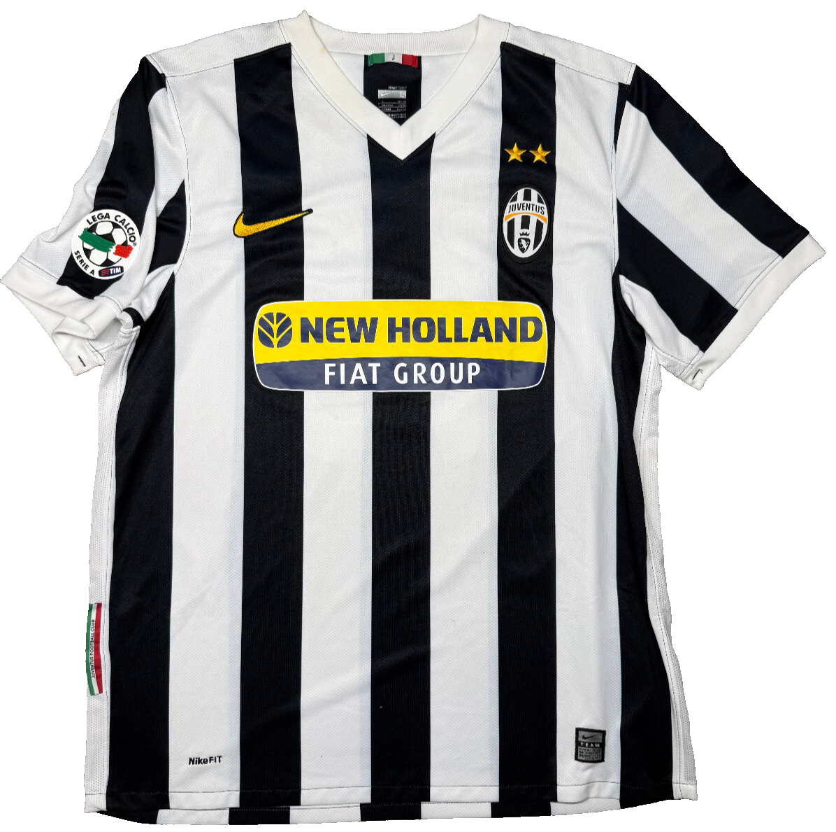 maglia calcio vintage Juventus Del Piero nike 2009 2010 L New Holland shirt