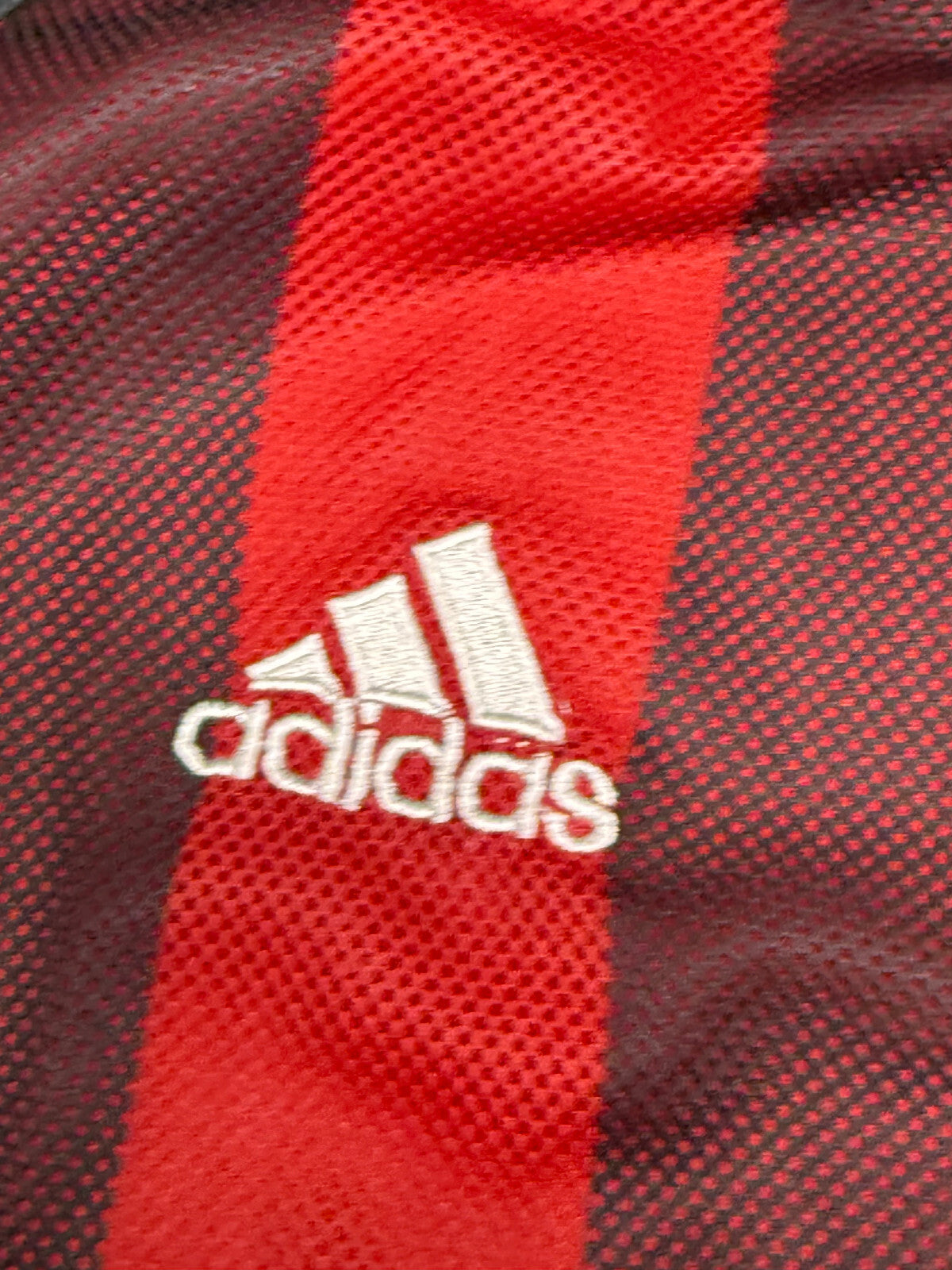 maglia calcio vintage AC Milan Shevchenko Adidas 2002 2003 Opel Climalite M