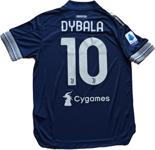 maglia match worn Juventus Dybala indossata 2020 2021 Adidas taglia 6 Away